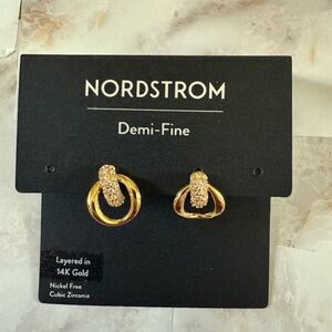 Nordstrom Demi-Fine Gold Earrings